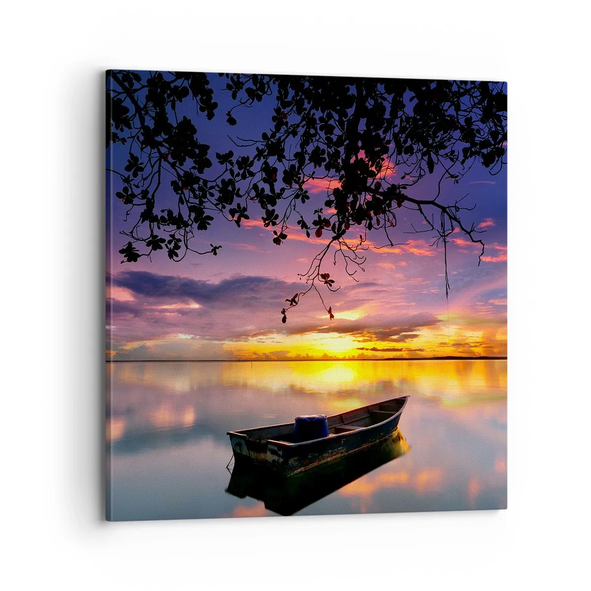 Canvas picture - Serenity of the Lake - 70x70 cm