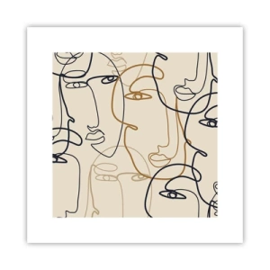 Poster - Multiplied Portrait - 30x30 cm