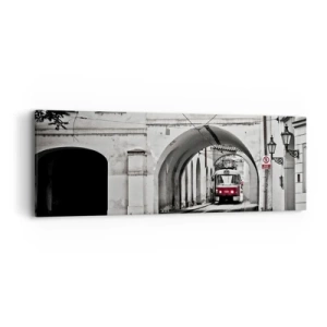Canvas picture - Through City Labirynth - 90x30 cm