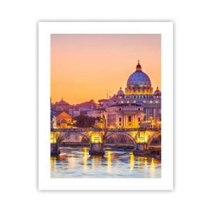 Poster - Twilight over Eternal City - 40x50 cm