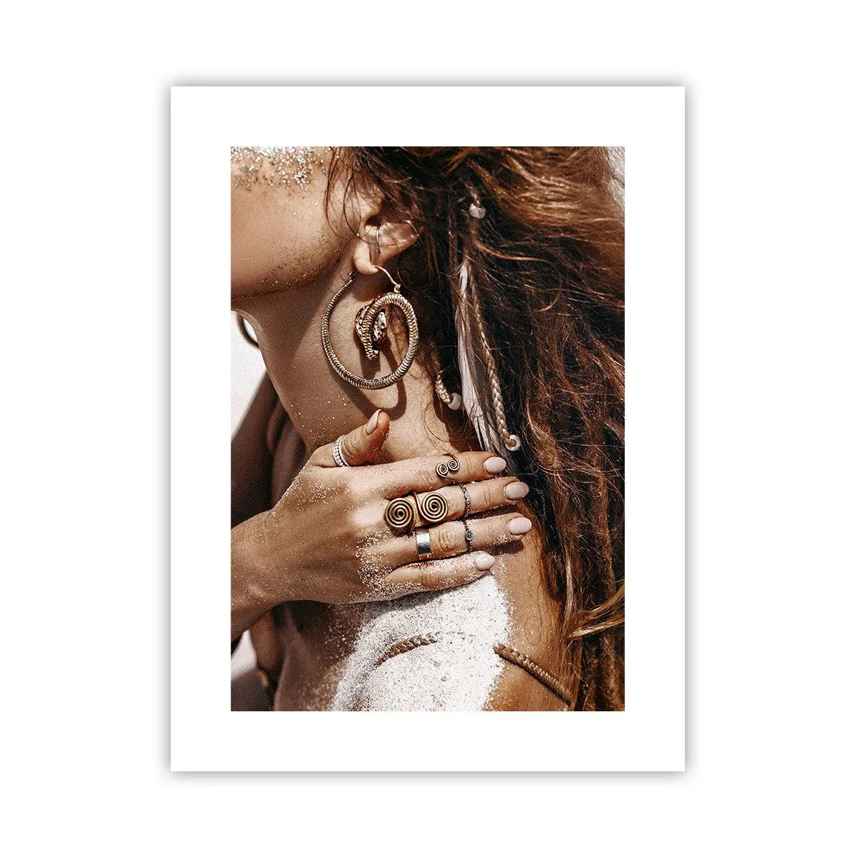 Poster - Queen of a Wild Beach - 30x40 cm