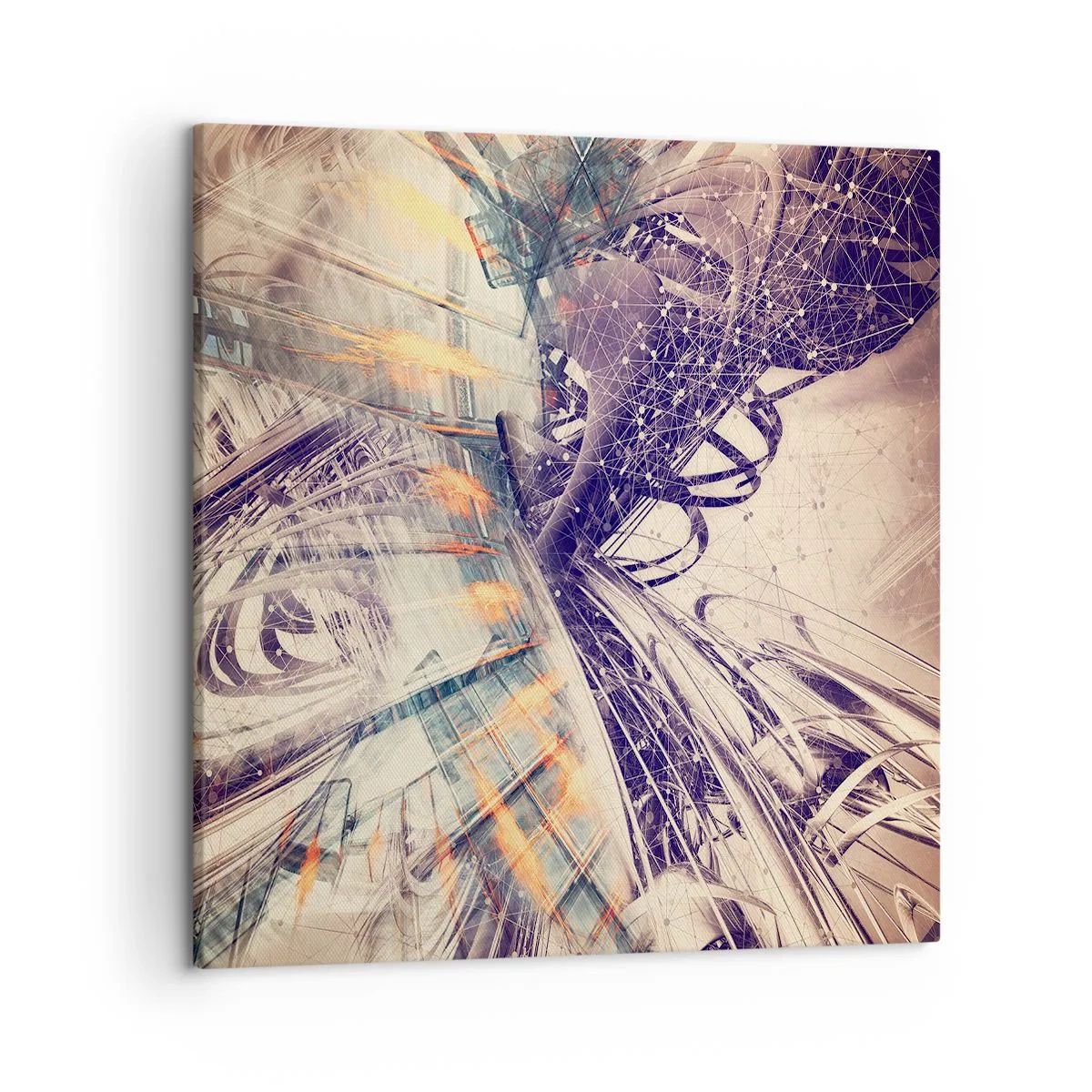 Canvas picture - At High Speed - 50x50 cm
