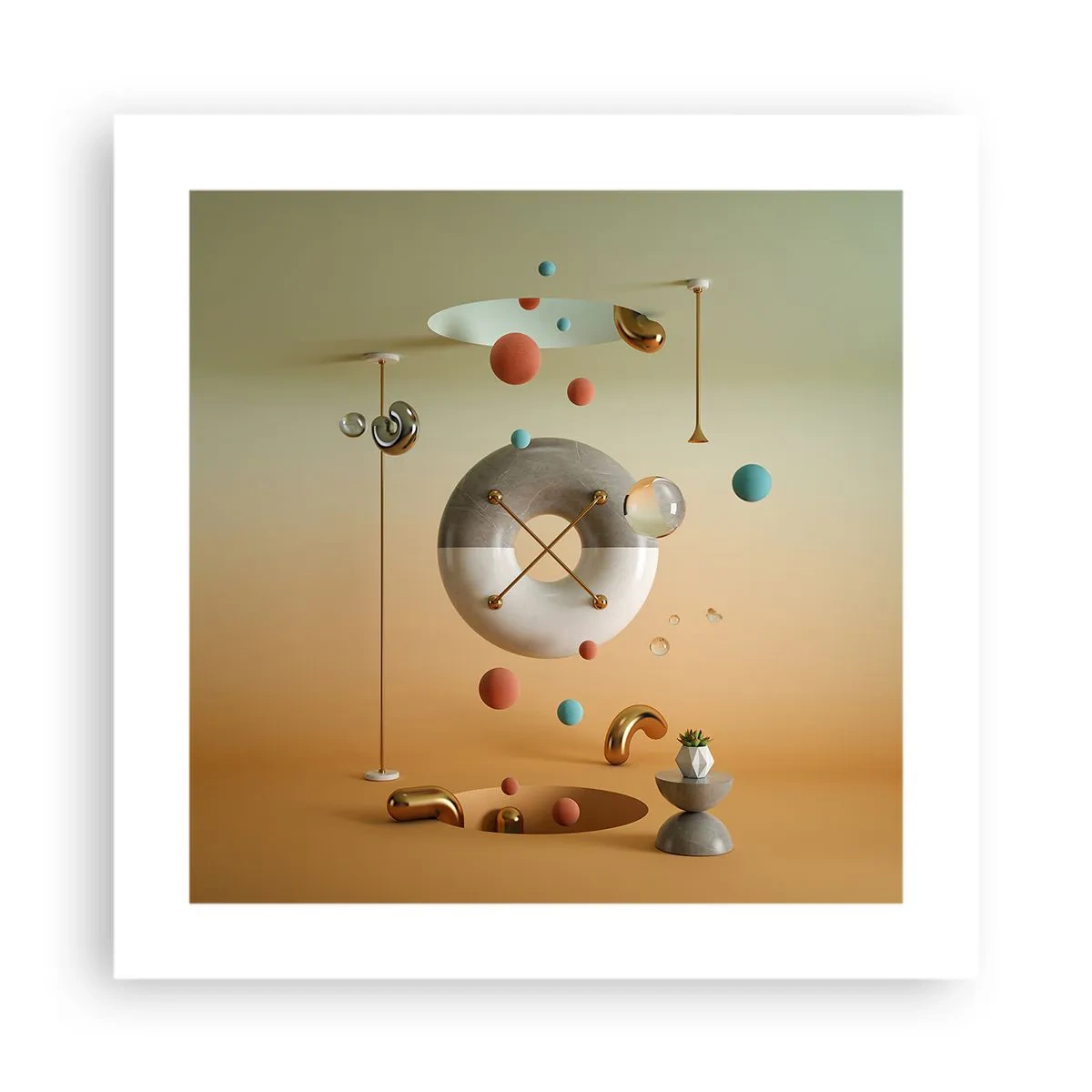 Poster - Anything Can Happen - 40x40 cm