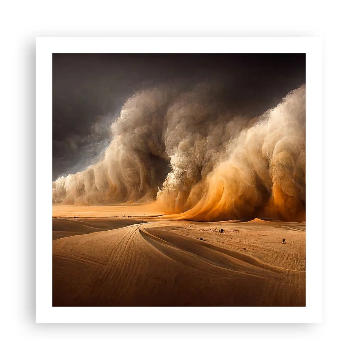 Poster - Rage of the Desert - 60x60 cm