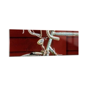 Glass picture - Born for Victories - 90x30 cm