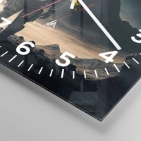 Clock face with numbers