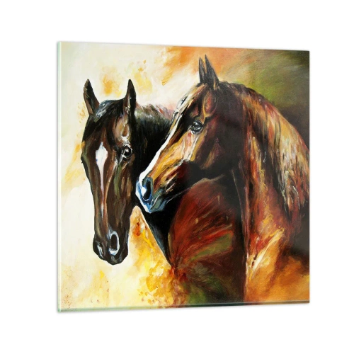 Glass picture - Twice More Charm - 30x30 cm