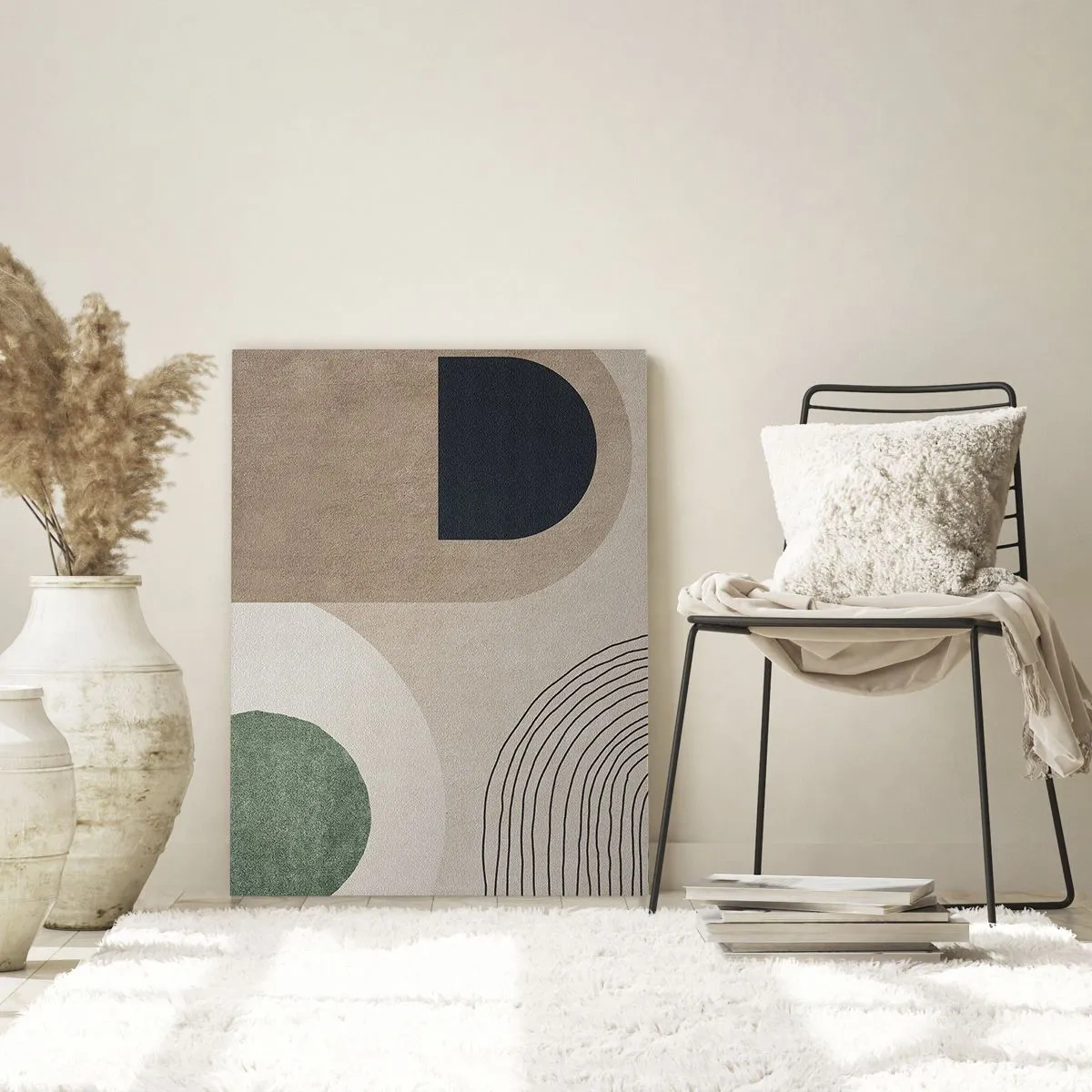 Glass picture - Gentleness of an Oval - 80x120 cm