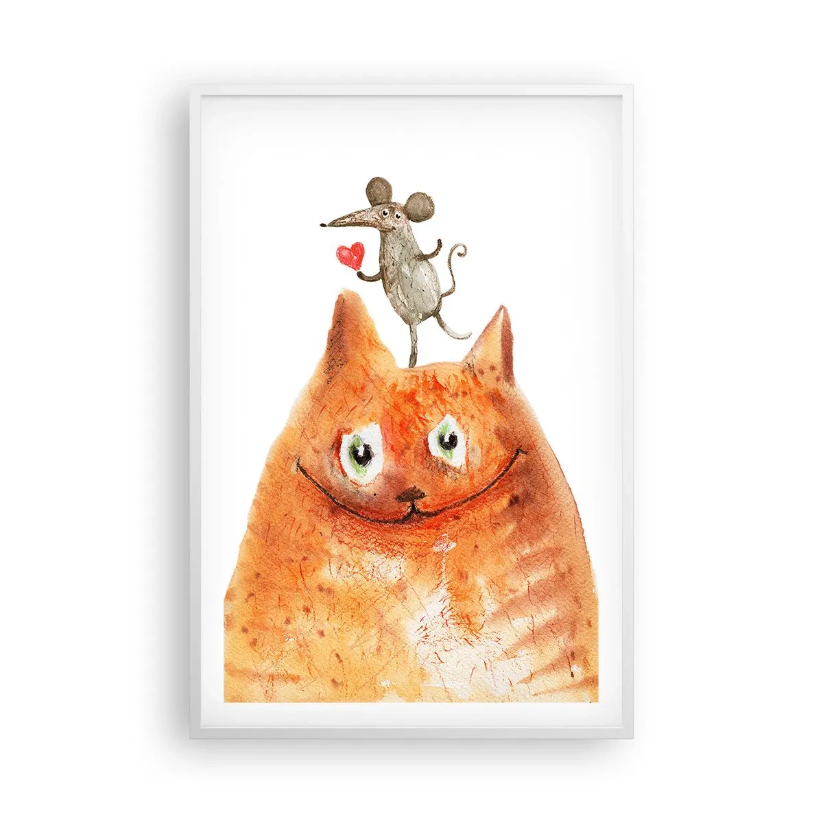 Poster in white frmae - Love Paradoxes - 61x91 cm