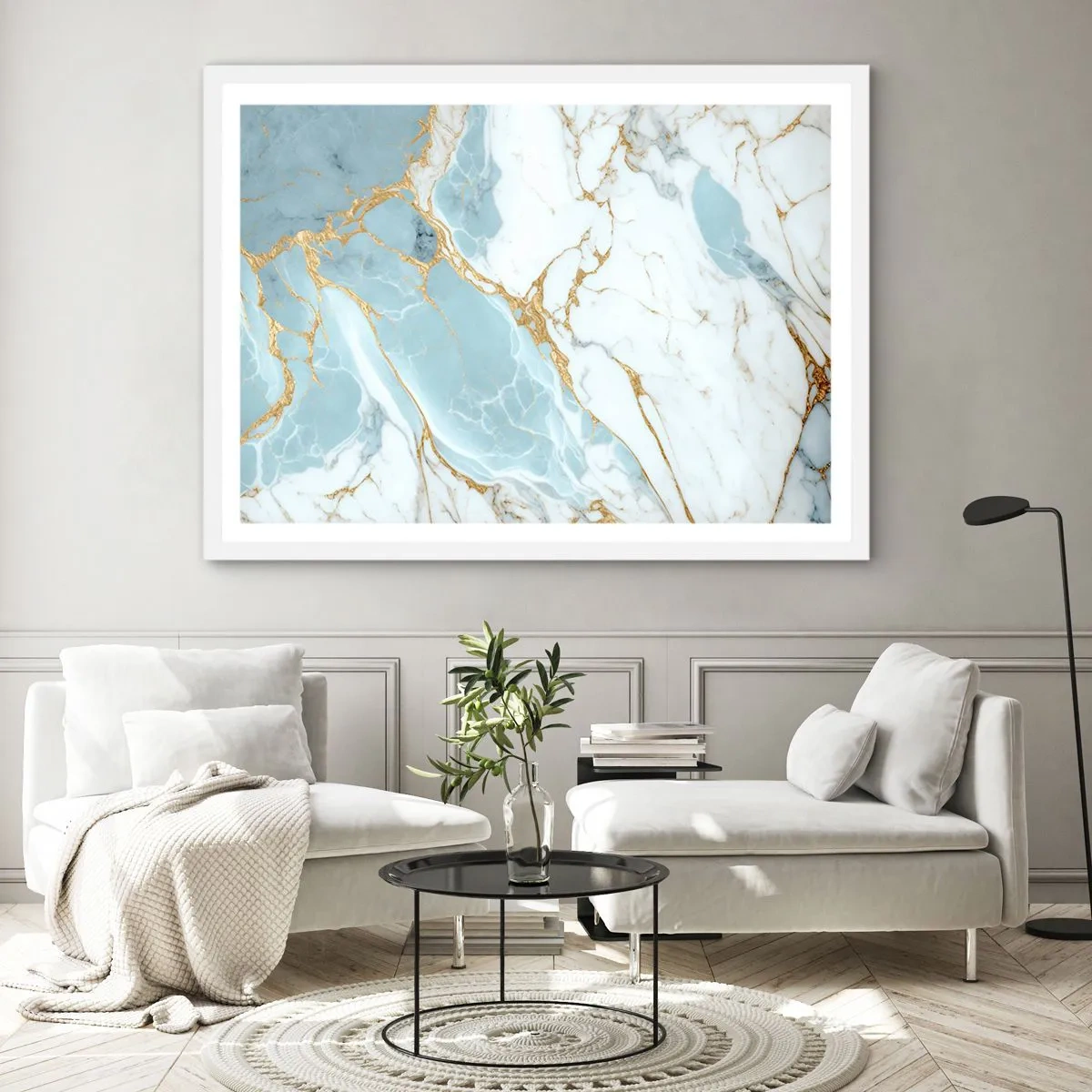 Poster in white frmae - Richness of the Stone - 70x50 cm