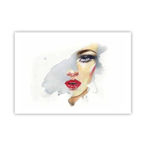 Poster - Reflection in a Waterdrop - 100x70 cm