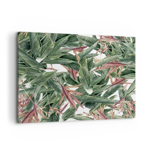 Canvas picture - Emerald and Lilac Thicket - 120x80 cm