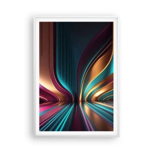 Poster in white frmae - Architecture of Light - 70x100 cm