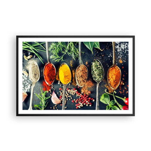 Poster in black frame - Culinary Magic - 91x61 cm