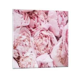 Glass picture - Cuddly and Fragrant - 30x30 cm