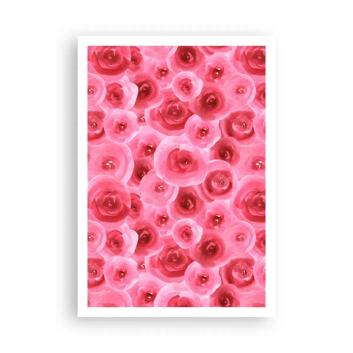 Poster - Roses at the Bottom and at the Top - 70x100 cm