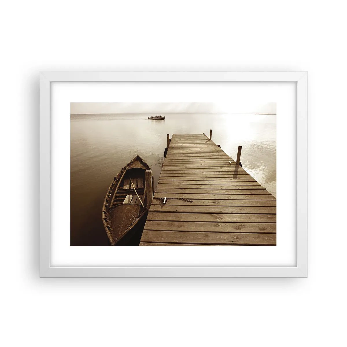 Poster in white frmae - Great Calm - 40x30 cm