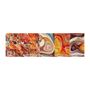 Photo Wallpaper Sample Premium Sand - If Nuts Dissolved in Honey - Abstraction, Piece, Modern Pattern - 100x30 cm