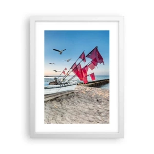 Poster in white frmae - Deserved Rest - 30x40 cm