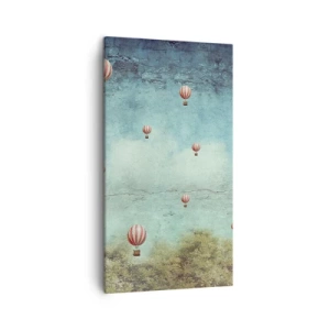 Canvas picture - Free from Noise of Life - 45x80 cm