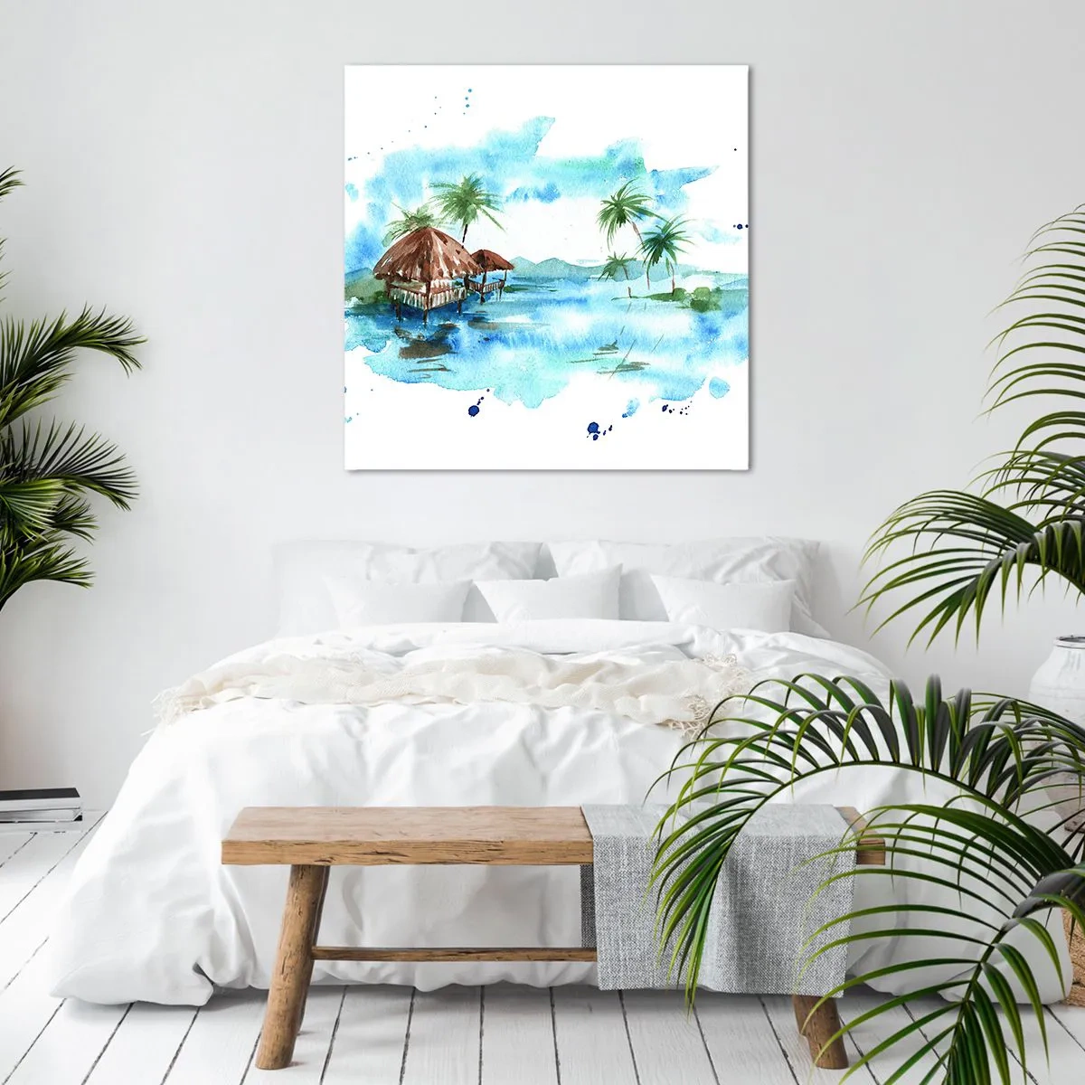 Canvas picture - Somewhere in the Pacific - 60x60 cm