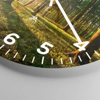 Clock face with numbers