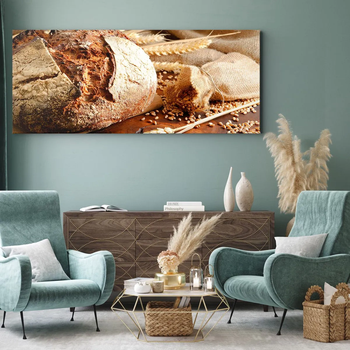 Canvas picture - Tasty, Fragrant, Crunchy - 160x50 cm