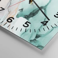 Clock face with numbers