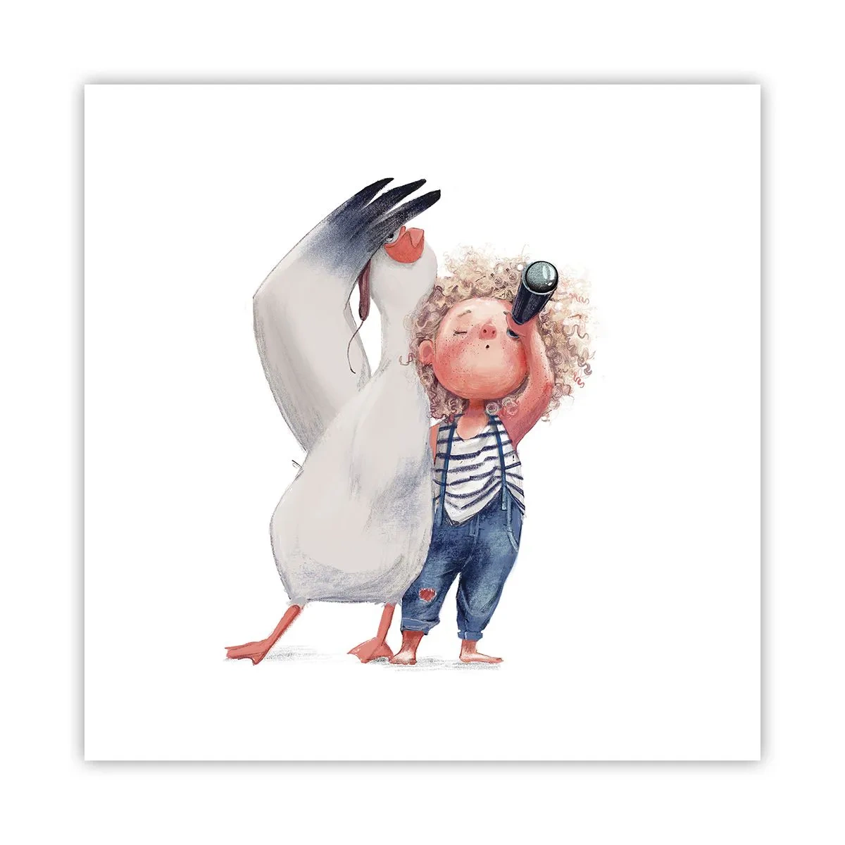 Poster - Plan of a Great Journey - 50x50 cm