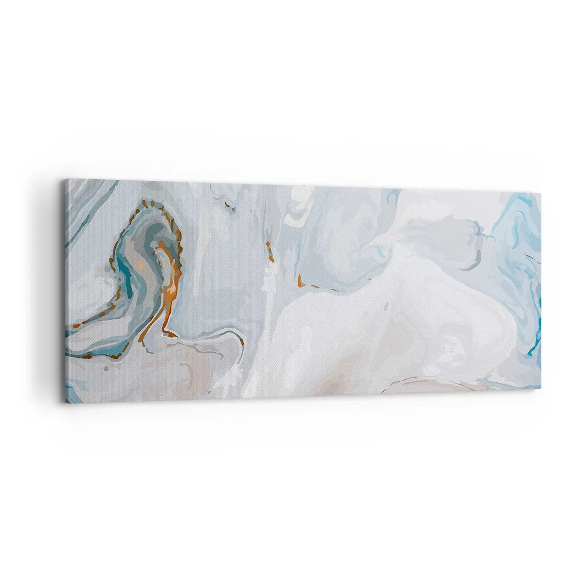 Canvas picture - White Fusion - 100x40 cm