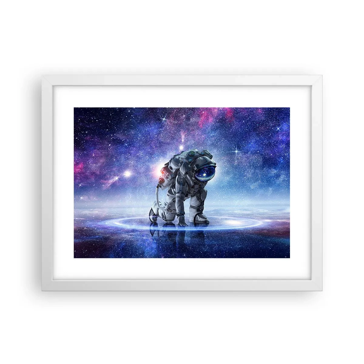 Poster in white frmae - Starry Night above Me - 40x30 cm
