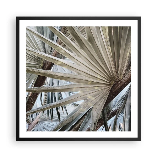 Poster in black frame - Fans in tropics - 60x60 cm