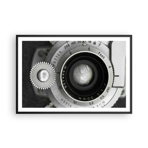 Poster in black frame - Tale about Hollywood - 91x61 cm