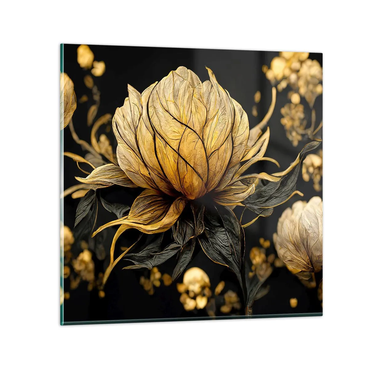 Glass picture - Subtle Fragility - 70x70 cm