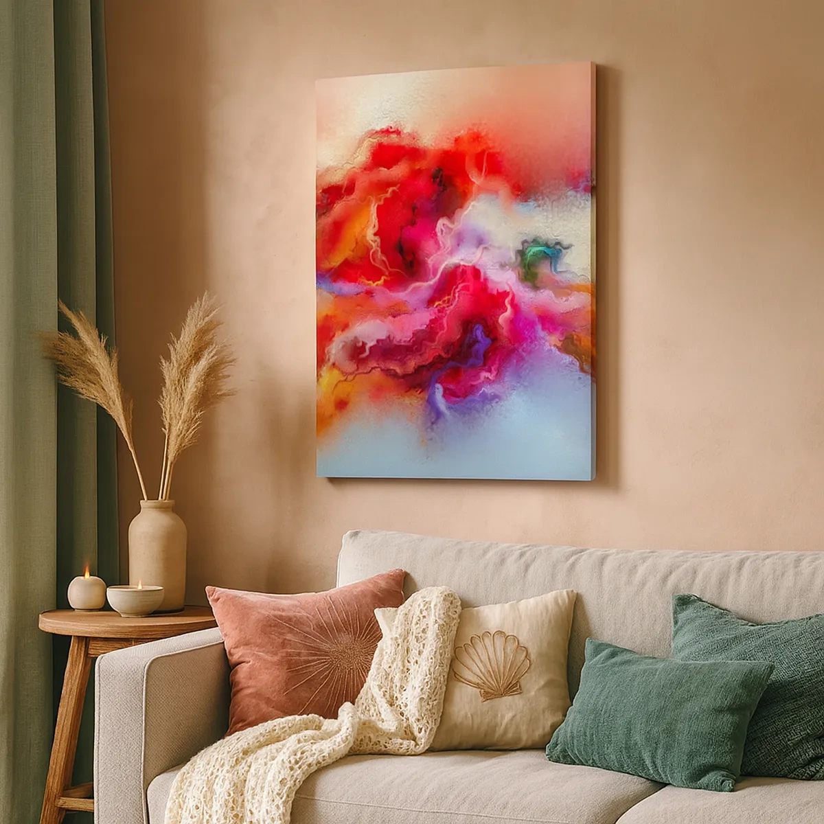 Canvas picture - How to Catch Dreams - Smoke - 50x70 cm