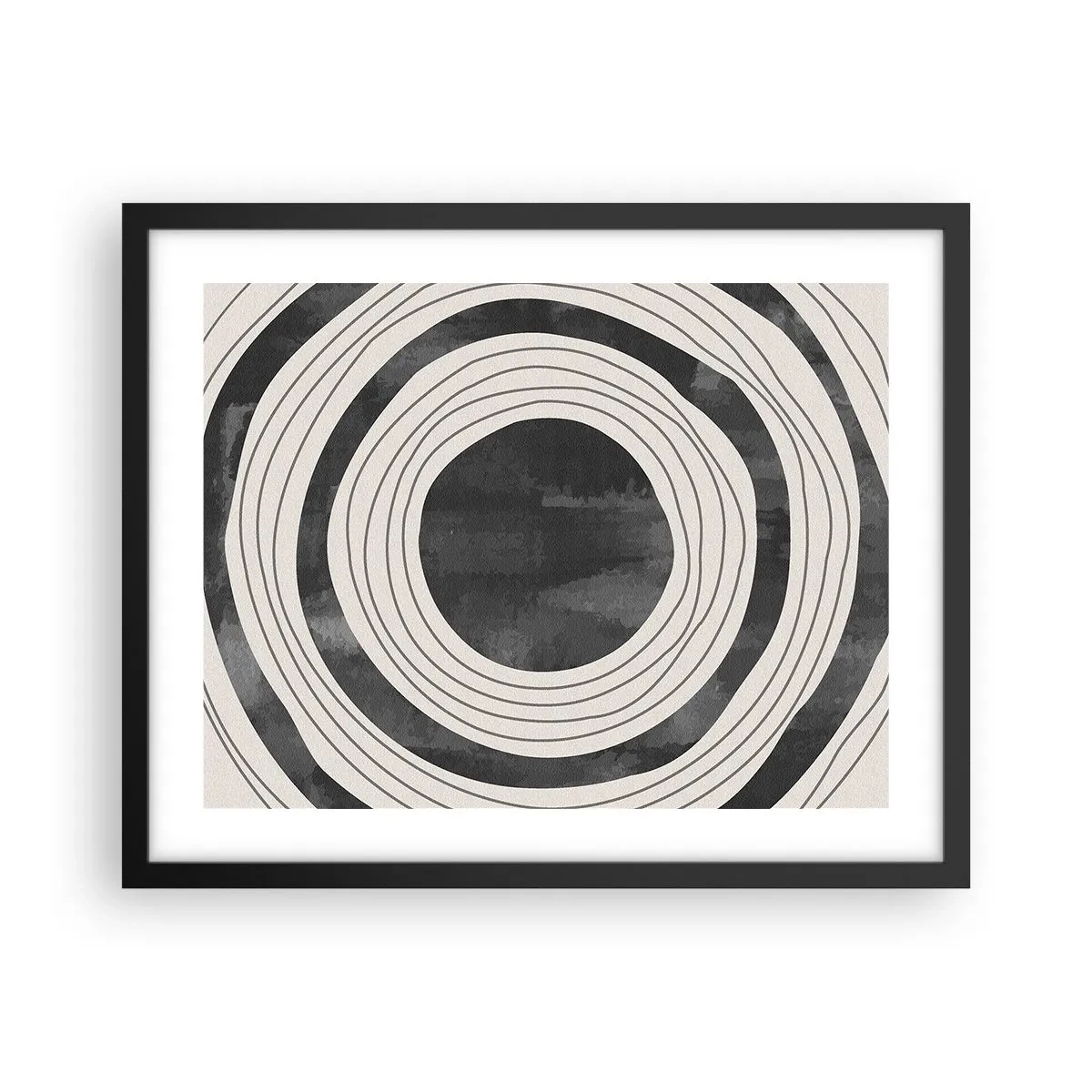Poster in black frame - Heart of the Matter - 50x40 cm