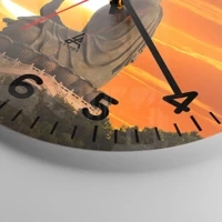 Clock face with numbers