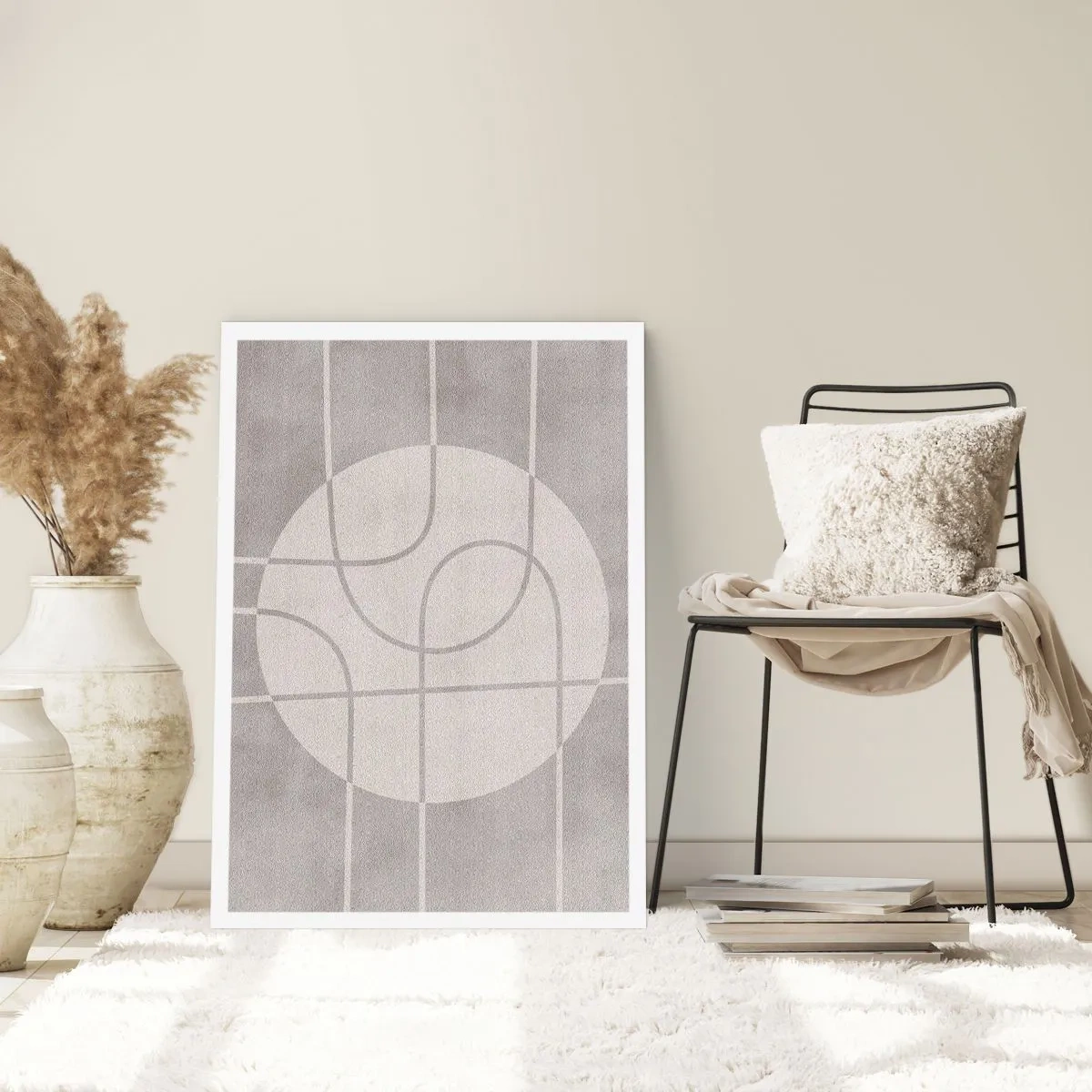 Poster - Circular and Straight - 40x50 cm