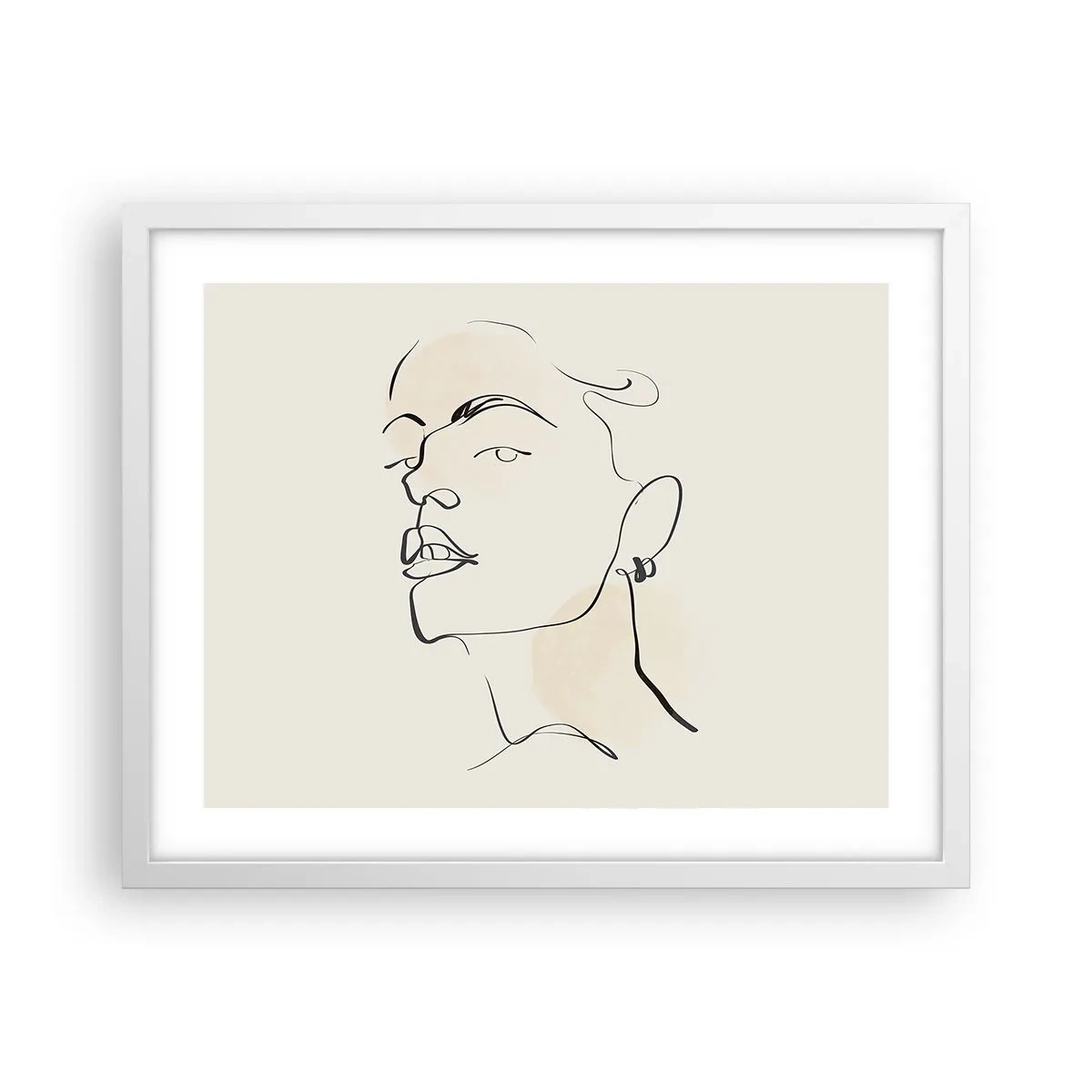 Poster in white frmae - Proud Look - 50x40 cm