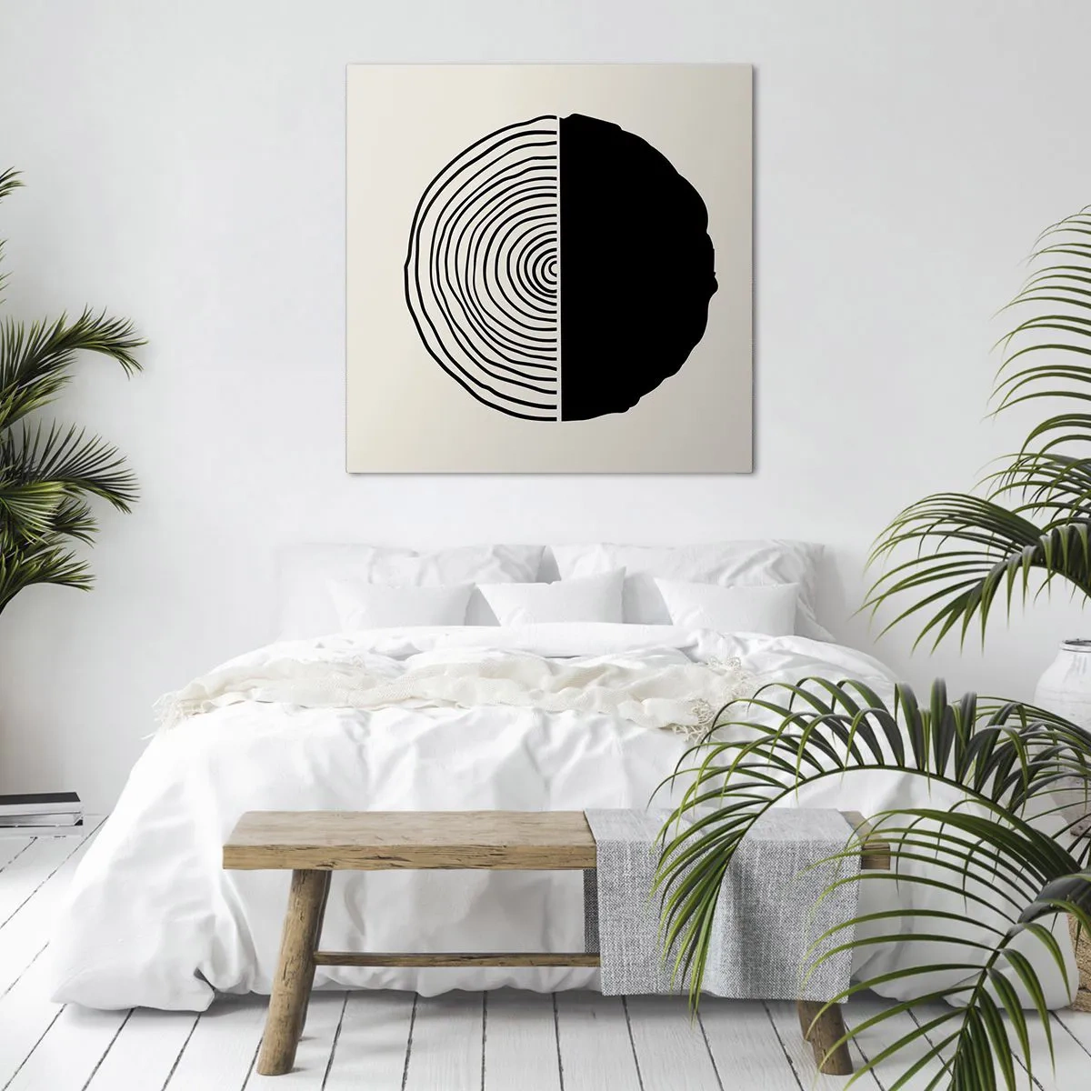 Canvas picture - Half-half - 60x60 cm