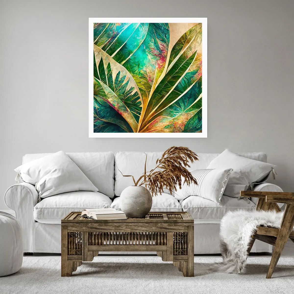 Poster - Colours of the Tropics - 50x50 cm