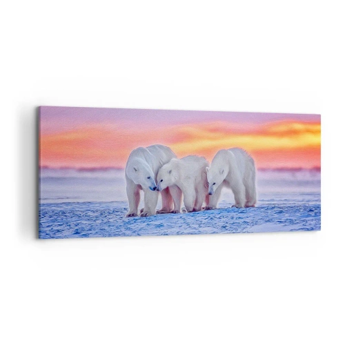 Canvas picture - Family Warmth Is Enough - 120x50 cm