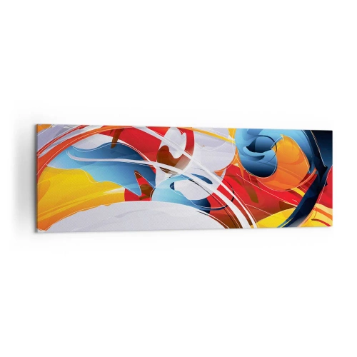 Canvas picture - Dance of Elements - 160x50 cm