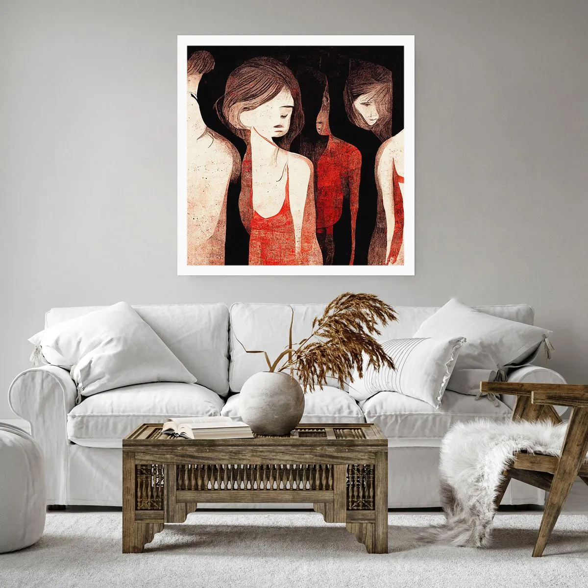 Poster - Madonnas from Darkness - 30x30 cm