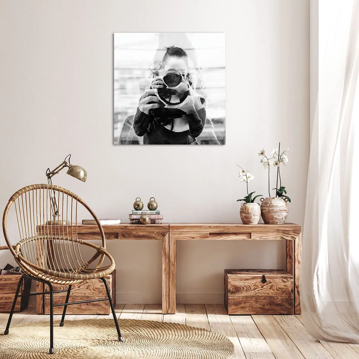 Canvas picture - Creator and the Creation - 30x30 cm