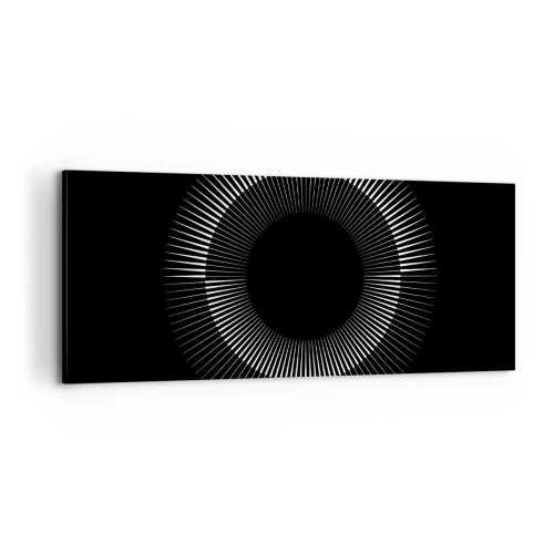 Canvas picture - Black Sun - 100x40 cm
