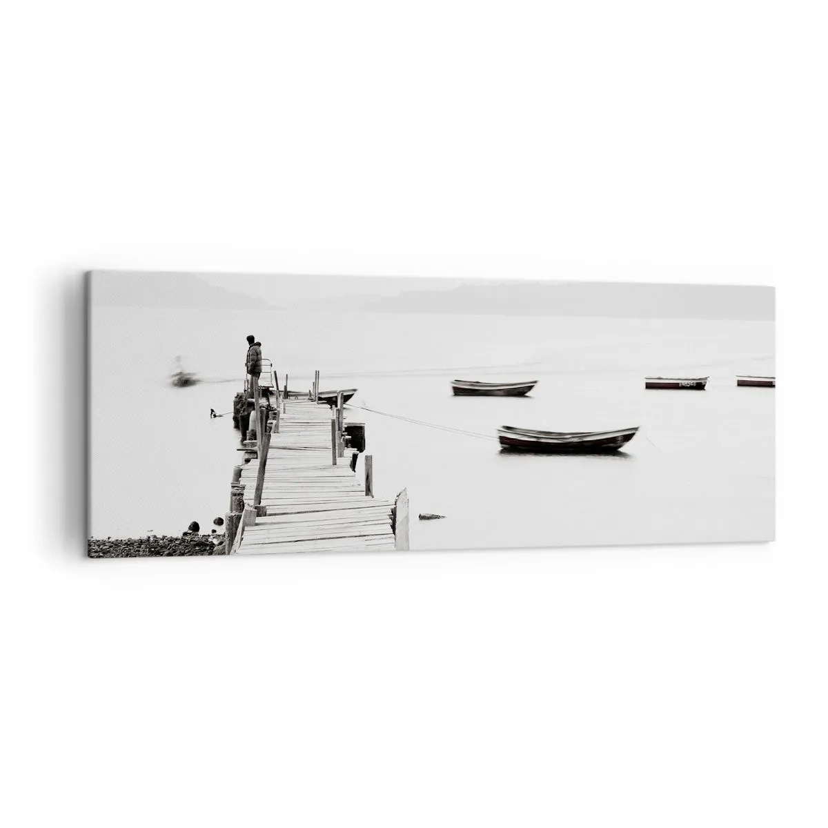 Canvas picture - By Waters Still and Clear - 140x50 cm