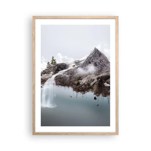 Poster in light oak frame - In the Eye of a Surrealist - 50x70 cm