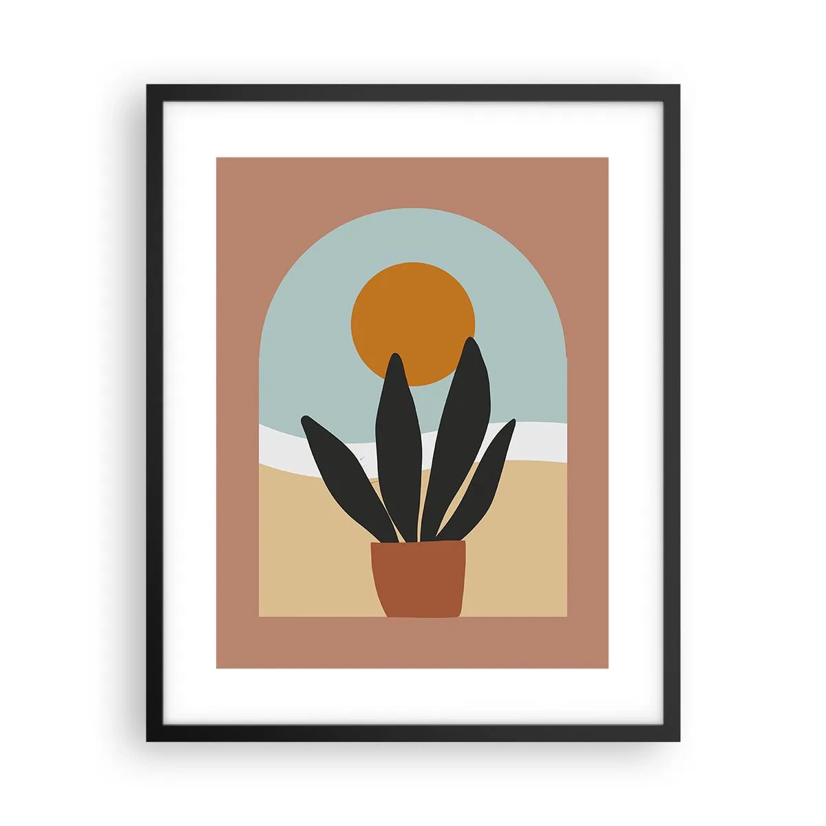Poster in black frame - Small Joys - 40x50 cm