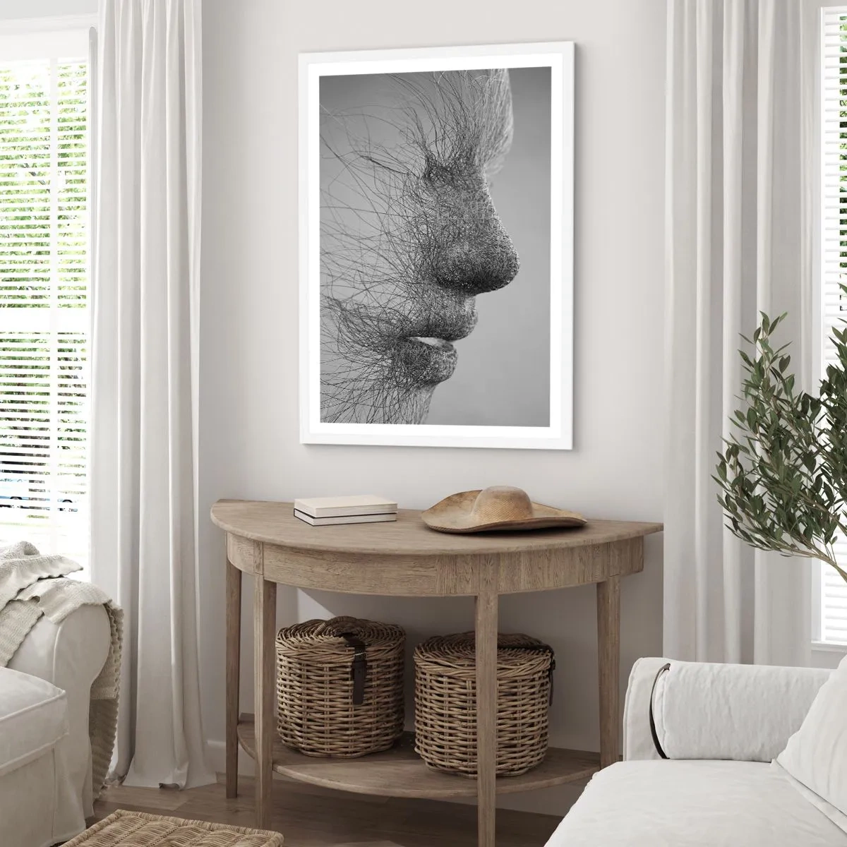 Poster in white frmae - Spirit of the Wind - 40x50 cm